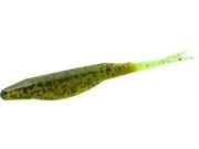 Zoom 023 051 Watermelon Chartreuse 5.25 Salty Super Fluke 10 Pack Fishing Lure