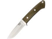 Bark River BA02125MGC Drop Point Hunter Fixed Knife w Green Handle
