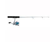 Shakespeare 1323305 Ultra Light 24 Blue Rod Glacier Ice Fishing Combo