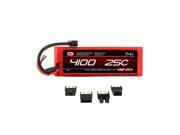 Venom 25C 2S 4100mAh 7.4 Hard Case LiPO Battery with Universal Plug System Part No. 1557
