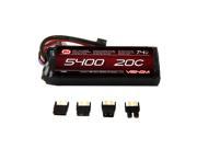 Venom 20C 2S 5400mAh 7.4 LiPO Battery with Universal Plug System Part No. 15008