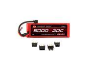 Venom 20C 2S 5000mAh 7.4 Hard Case LiPO Battery with Universal Plug System Part No. 1555