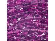 AMETHYST LAB CREATED 8x10MM FACETED OVAL BEADS PURPLE