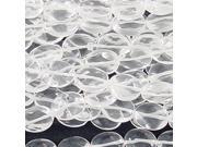 CLEAR CRYSTAL 11X14MM FACETED OVAL BEADS A
