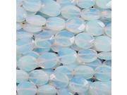 OPALITE SEA OPAL 11X14MM FACETED OVAL BEADS A
