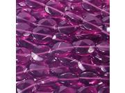 AMETHYST LAB CREATED 11x14MM FACETED OVAL BEADS PURPLE