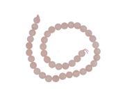 ROSE QUARTZ 10MM FACETED ROUND GEMSTONE BEADS A DYED