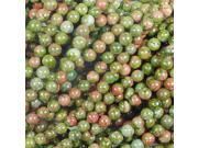 UNAKITE 6MM ROUND GEMSTONE BEADS AA++ GREEN RED UNAKITE 6MM ROUND GEMSTONE BEADS AA++ GREEN RED