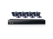 Samsung SDS V4040 8 Channel 500GB DVR Home Security System w 4 NV WP Cameras