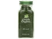 Simply Organic Dill Weed 1x.81 OZ