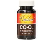 CoQ10 30mg Carlson Laboratories 60 Softgel