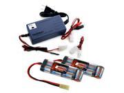 Combo Tenergy Smart Universal Charger for 7.2v 12v 01005 2 pcs 8.4v Mini 1600mAh NiMH Flat Battery Pack