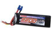 Tenergy 11.1V 2200mAh 25C 3 Cell LIPO Battery Pack w EC3 Connector for 450 class 3D helicopters Park 450 and Park 480 and Power 10 motors