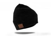 Tenergy Basic Knit Wireless Hands Free Bluetooth Beanie with Built in Speakers Black