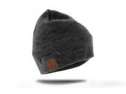 Tenergy Basic Knit Wireless Hands Free Bluetooth Beanie with Built in Speakers Dark Gray
