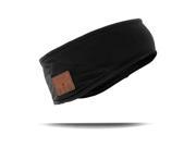 Tenergy Bluetooth Headband w Built in Speakers and Microphone Black