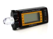 Tenergy Compact Cell Meter LiPo Alarm and Digital Battery Checker for LiPo LiFePO4 Li ion NiMh NiCd Battery Packs
