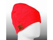 Tenergy Basic Knit Wireless Hands Free Bluetooth Beanie with Built in Speakers Red