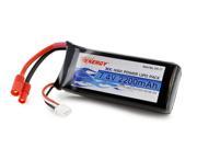 Tenergy 30C 7.4V 2200mAh Replacement LiPO Battery Pack w 3.5mm Banana Connector for Syma X8C X8W X8G