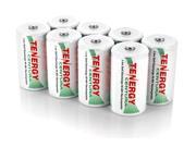 Tenergy Centura D Size 8000mAh Low Self Discharge LSD NiMH Rechargeable Batteries 4 Cards 8xD