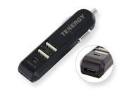 Tenergy 25W USB Type C 3 Port Universal Car Charger with Smart Detect Techonology for LG G5 Nexus 6P 5X Nokia N1 OnePlus 2 Apple MacBook 12 inch and more