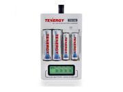 Tenergy TN156 4 Bay AA AAA NiMH LCD Battery Charger
