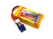 Tenergy 11.1V 1350mAh 20C LIPO 3 Cell Battery Pack w EC3 Connector for Helicopter