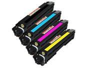 HQ Supplies © Premium Compatible HP 130A Toner Cartridge Set Black Cyan Yellow Magenta for HP Color LaserJet Pro MFP M176n Color LaserJet Pro MFP M177fw