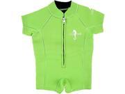 Baby Unisex Swimsuit Wetsuit. UV protected Swimwear for Toddlers Green