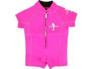 Baby Unisex Swimsuit Wetsuit. UV protected Swimwear for Toddlers Pink M