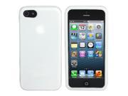 ASleek White Soft Silicone Rubber Case Cover for Apple iPhone 5 5G