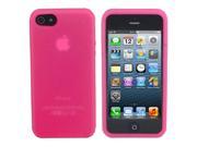 ASleek Pink Soft Silicone Rubber Case Cover for Apple iPhone 5 5G