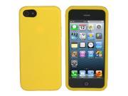 ASleek Yellow Soft Silicone Rubber Case Cover for Apple iPhone 5 5G