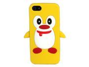 ASleek Yellow Penguin Silicone Soft Case Cover for Apple iPhone 5