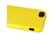 Asleek Yellow TPU Gel Flexible Soft Case Cover for Apple iPhone 5