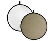 Impact Collapsible Circular Reflector Disc Soft Gold White 22
