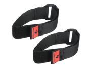 Pearstone 1 x 18 Touch Fastener Cinch Strap Black 2 Pack