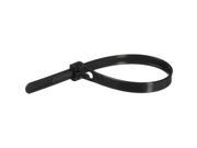 Pearstone 8 Reusable Plastic Cable Ties Black 20 Pack