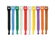 Pearstone 0.5 x 8 Touch Fastener Straps Multi Colored 10 Pack