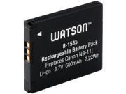 Watson NB 11L Lithium Ion Battery Pack 3.7V 600mAh