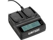 Watson Duo LCD Charger with 2 NP W126 Battery Plates