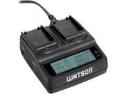 Watson Duo LCD Charger with 2 BLN 1 Battery Plates
