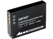 Watson EN EL12 Lithium Ion Battery Pack 3.7V 900mAh