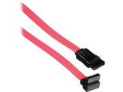 Pearstone 18 7 pin Internal Straight to 90 Degree Serial ATA Cable Red