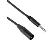 Pearstone PM Series 1 4 TRS M to XLR M Professional Interconnect Cable 6 1.8 m