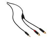 Kopul 1 8 Stereo Mini to Dual RCA Y Cable 15 4.6 m