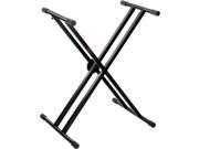 Auray KSC 2X Deluxe Double X Keyboard Stand with Clutch Locking Mechanism
