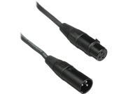 Kopul Performance 2000 Series XLR M to XLR F Microphone Cable 1 0.3 m Black