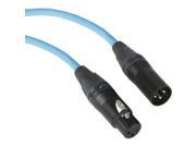 Kopul Premium Performance 3000 Series XLR M to XLR F Microphone Cable 1.5 0.45 m Blue