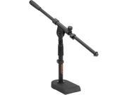 Auray MS 5340 Kick Drum Guitar Amp Microphone Stand with Boom Black